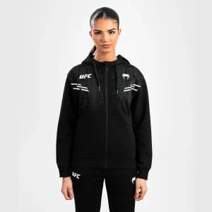 UFC Adrenaline by Venum Replica Zip Hoodie für Frauen - Schwarz