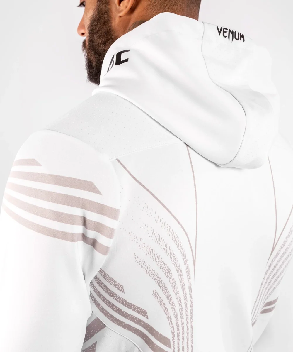 UFC Venum Fighters Authentic Fight Night Herren Walkout Hoodie - Weiß – Bild 7
