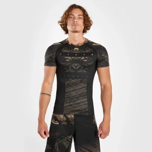 Venum Gorilla Jungle Rashguard Kurzarm - Schwarz/Sand