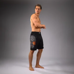 Venum Gladiator 5.0 Fight Shorts für Männer - Schwarz/Silber